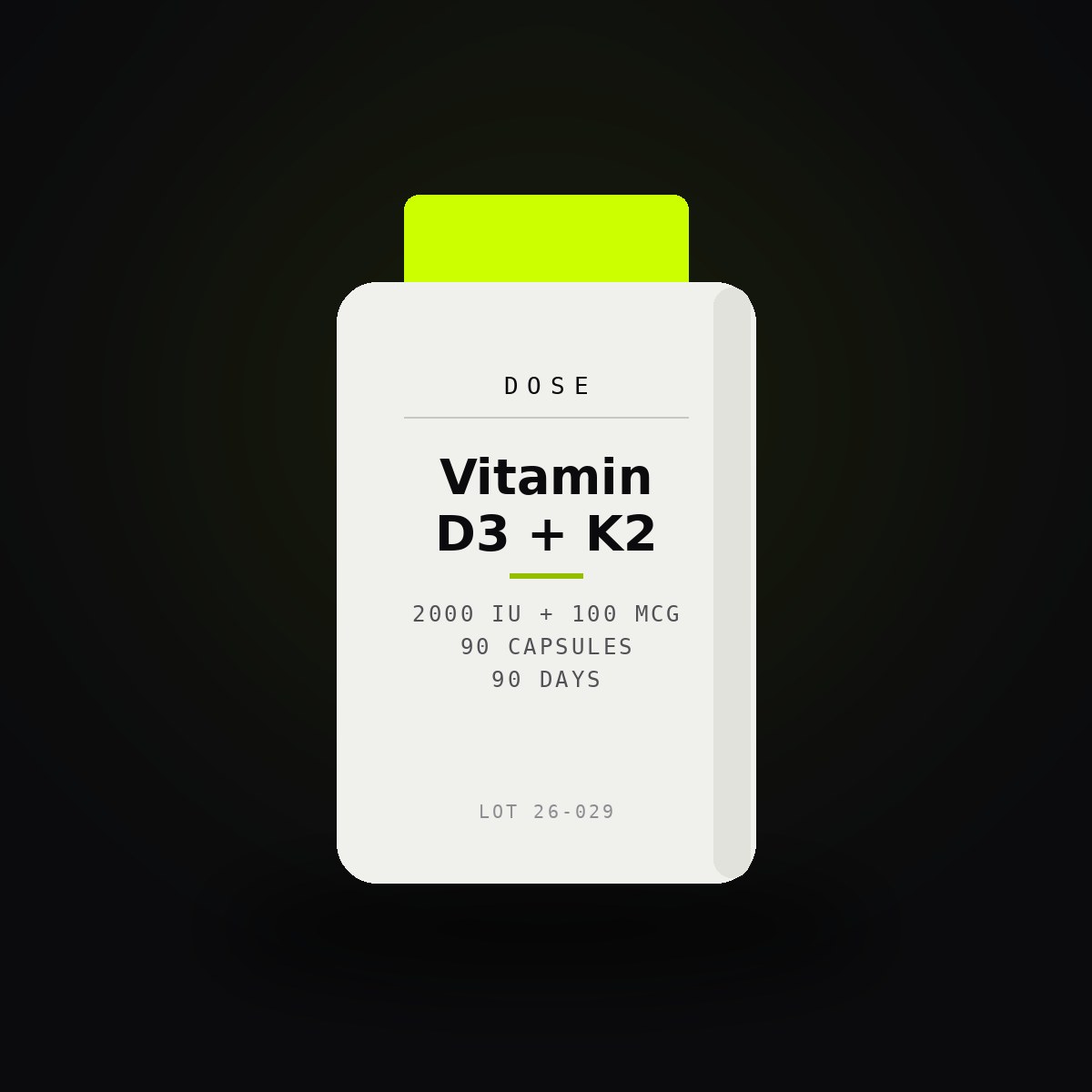Vitamin D3 + K2